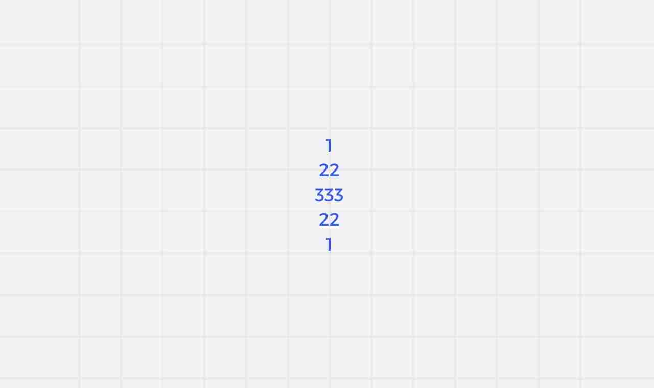 Program to print Diamond pattern using Row numbers | Talent Battle
