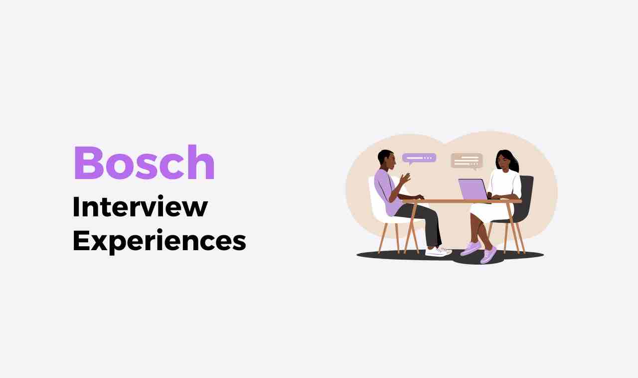 Bosch Interview Experience