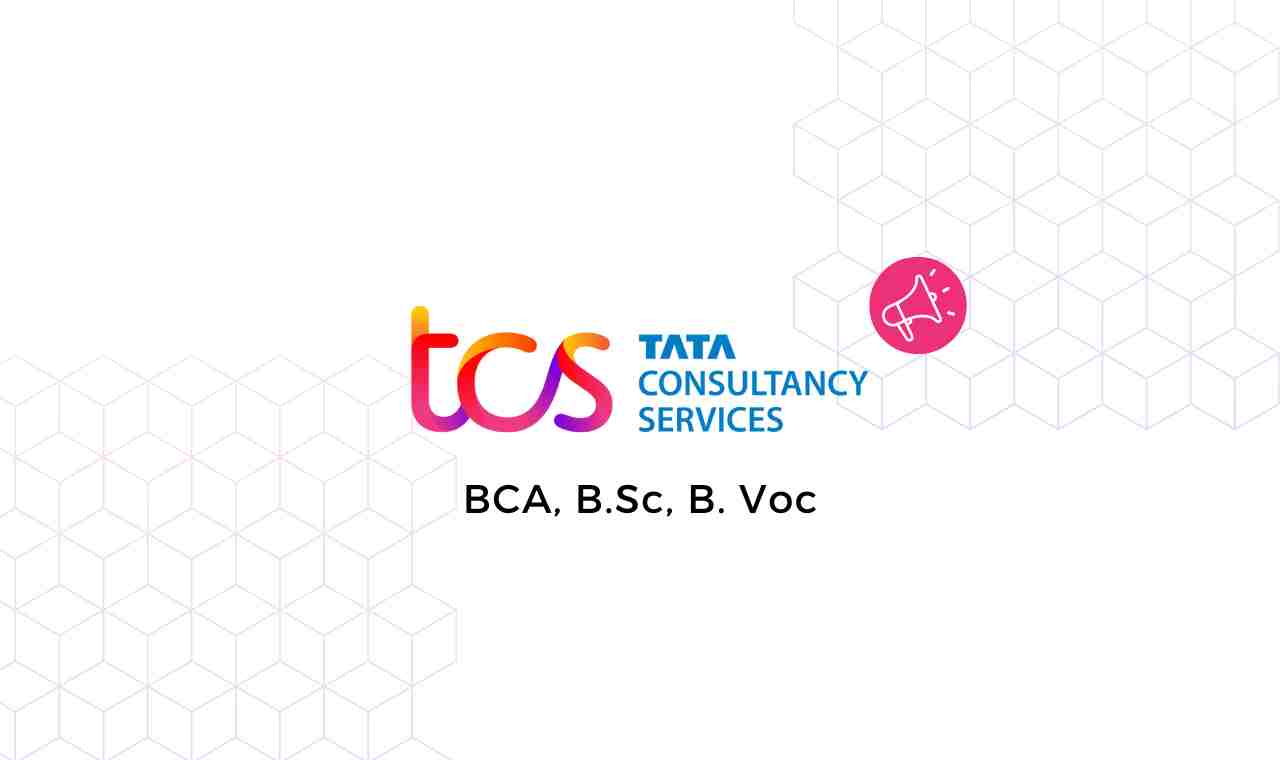 TCS Smart Hiring | 2023 Batch students | B.Sc, B.CA, B.Voc