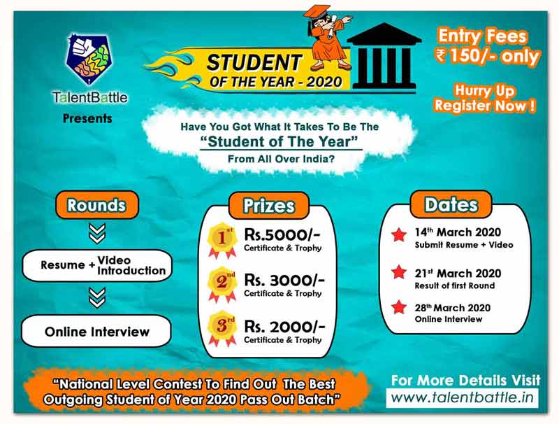 Student Of The Year Contest