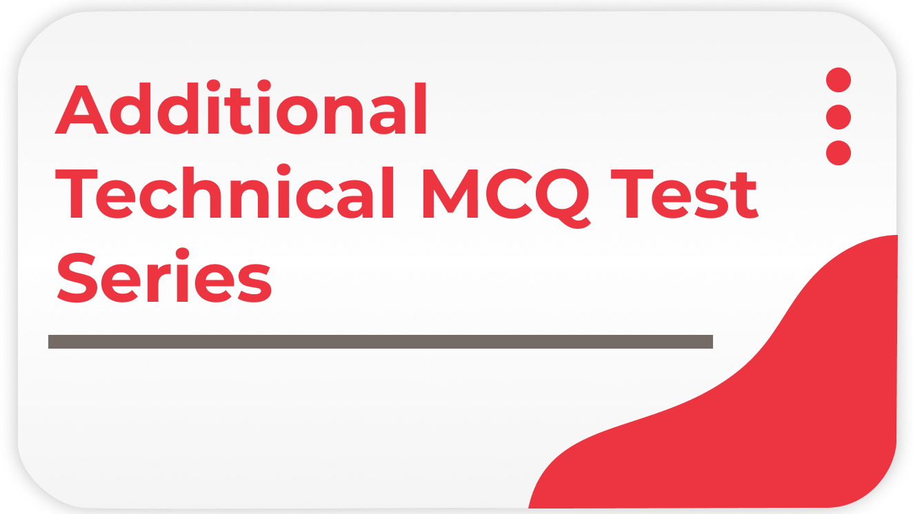 Additional Technical MCQ Questions Test Series