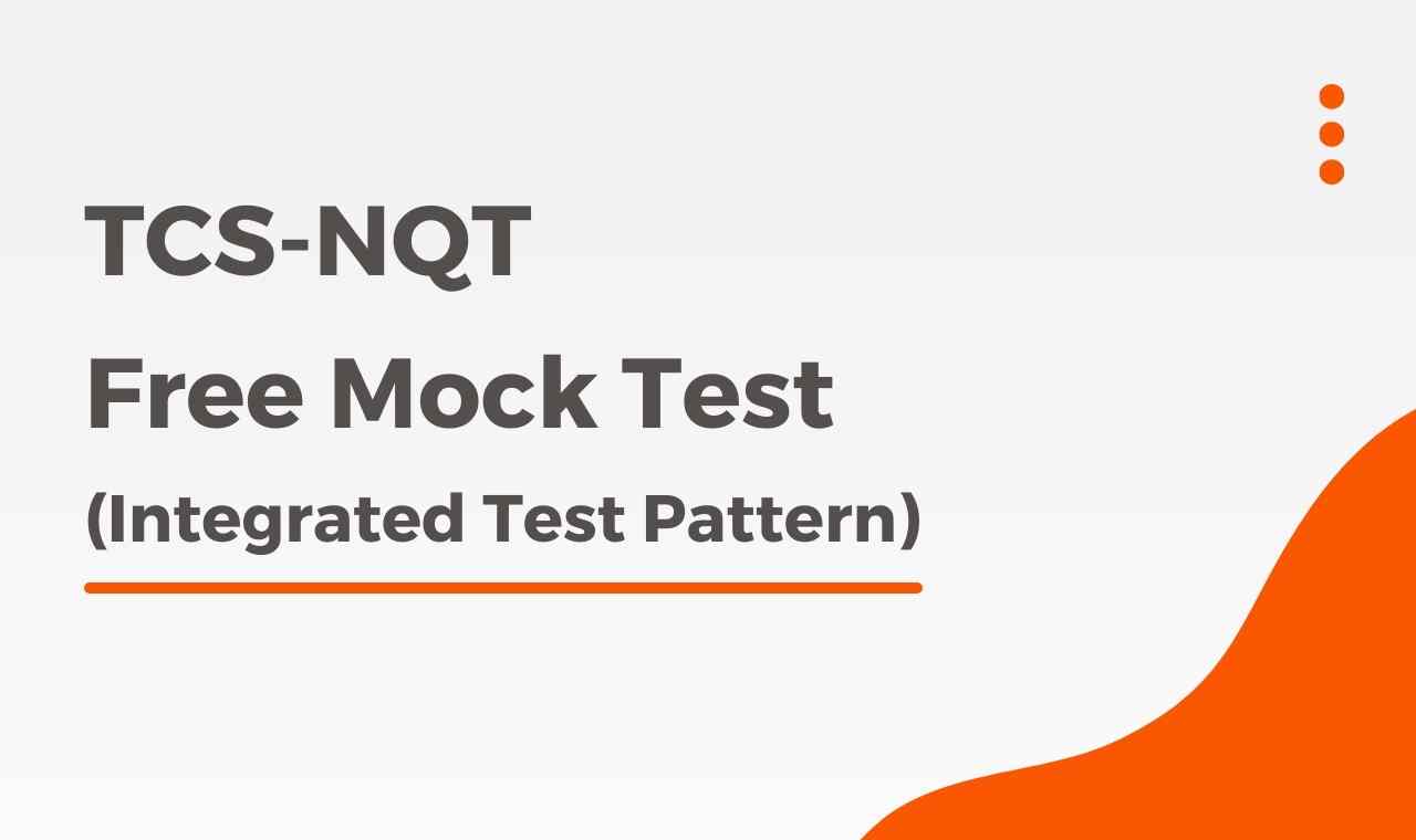 TCS- NQT ITP Free Sample Test